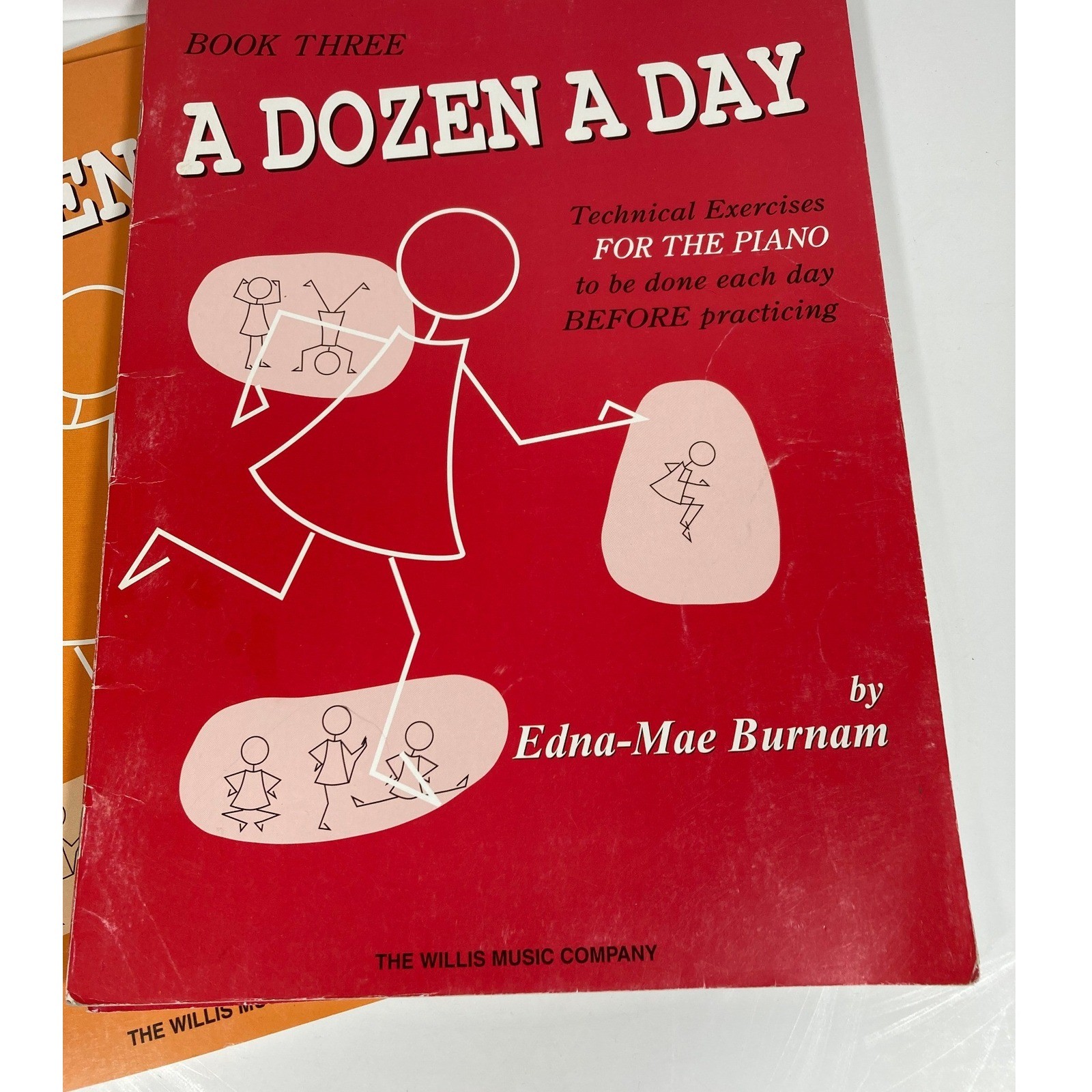A Dozen A Day Piano Technical Exercises Edna-Mae Burnam Books 1 3 4 Lot of 6