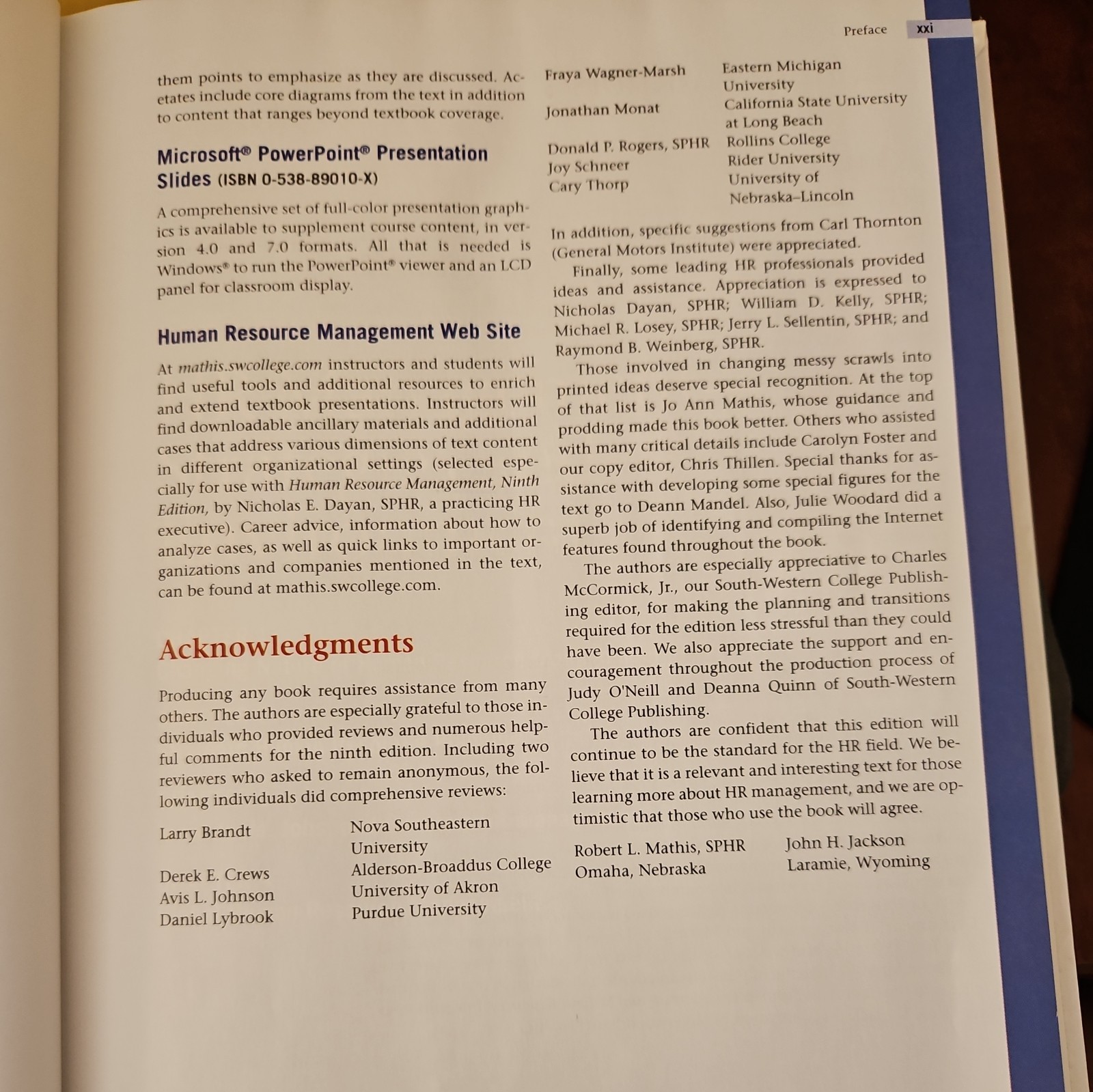Human Resource Management by Jackson Mathis (1999, Hardcover)