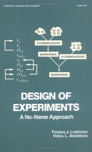 Design of Experiments: A No-Name Approach (Lecture Notes in Pure and Applied M..