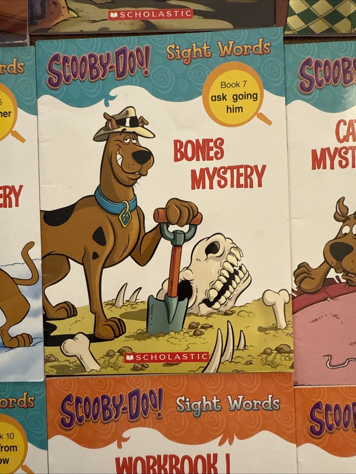 Scholastic Scooby Doo Learn To Read Sight Words Books 1-10 & 2 Workbooks Kids Ed