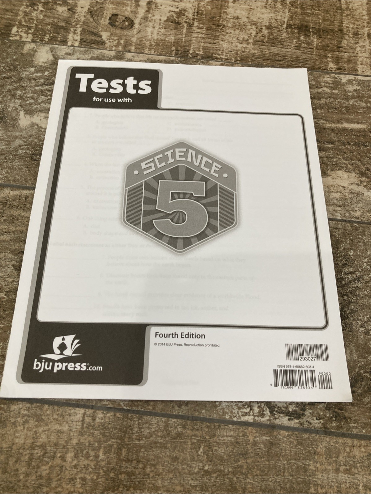 BJU Press Science 5 Fourth Edition