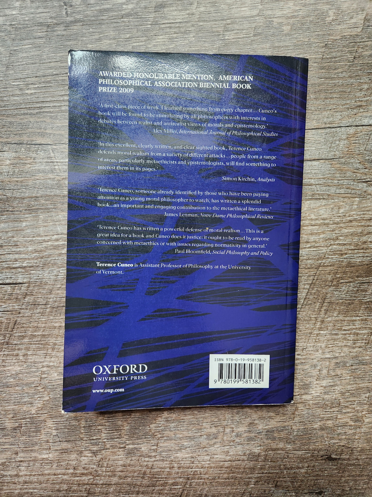 The Normative Web, Terence Cuneo, 2010, PB
