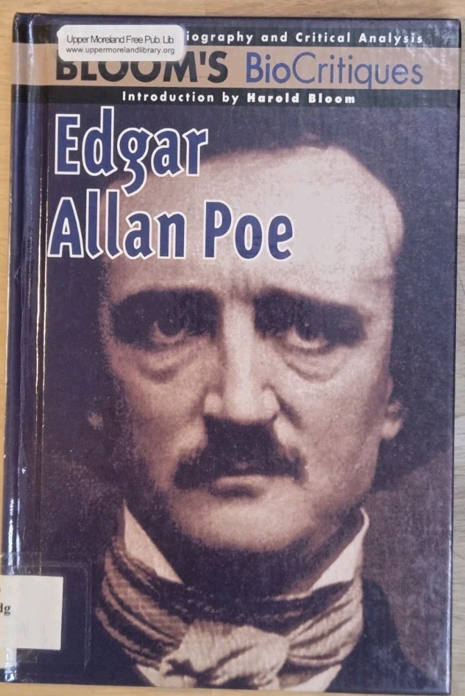 Edgar Allan Poe Bloom’s BioCritiques Hardcover Biography Critical Analysis