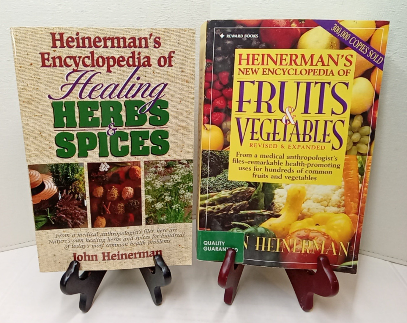 Book Bundle Heinerman’s Encyclopedias of Fruits & Vegetables + Herbs & Spices PB