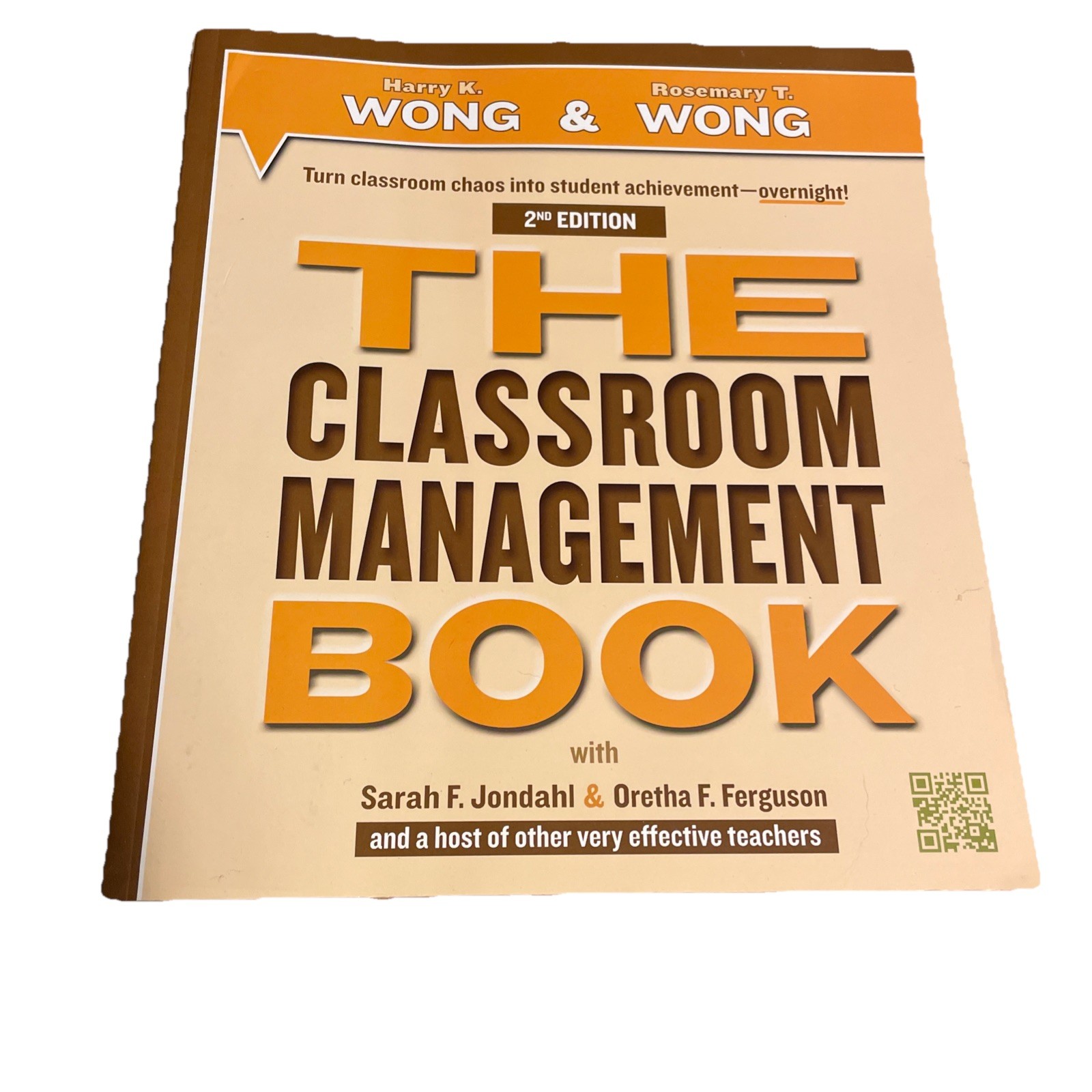 Classroom Management Book by Rosemary T. Wong and Harry K. Wong (2018, Trade…