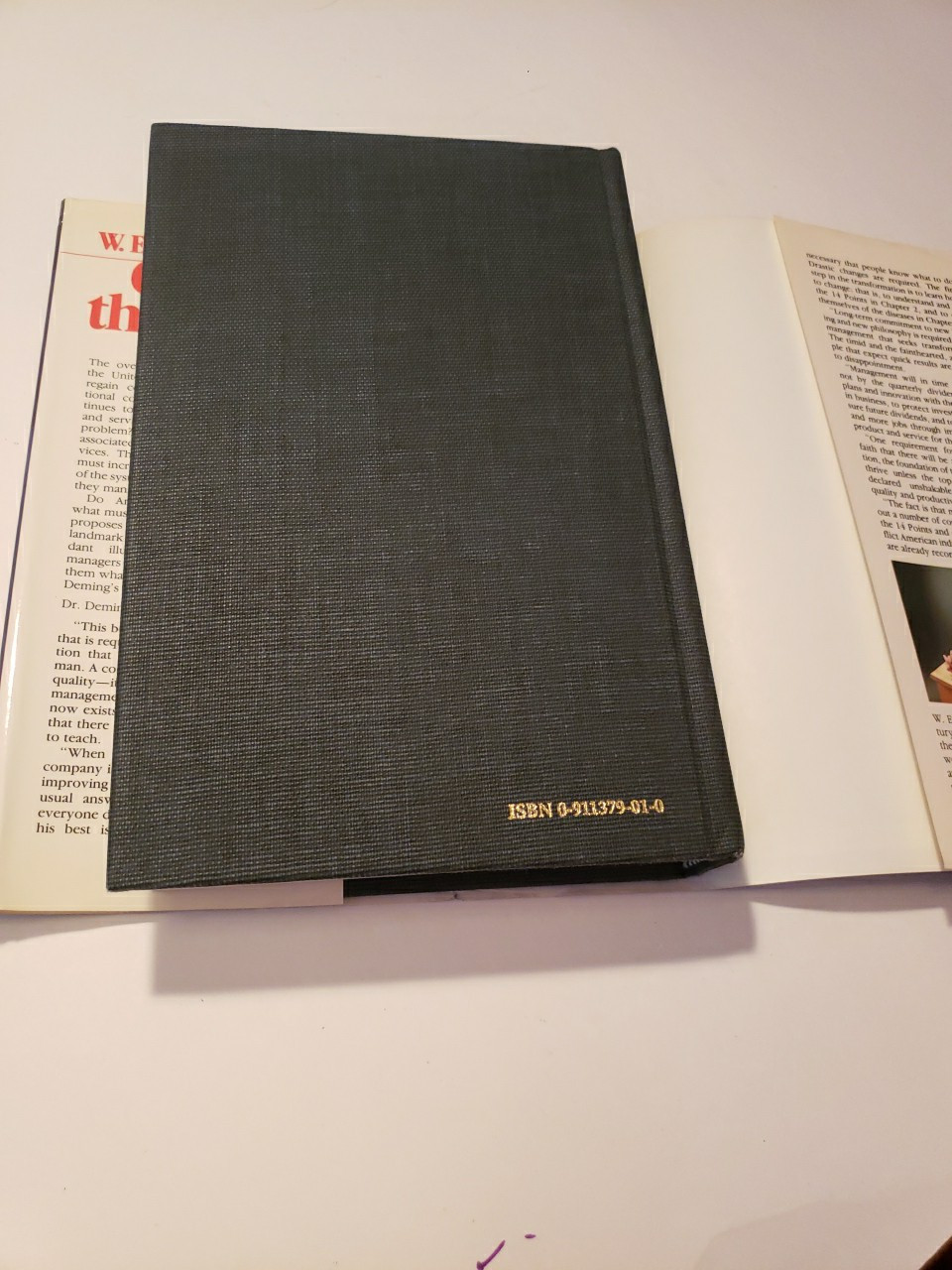 Out of the Crisis by Deming, W. Edwards HC Book