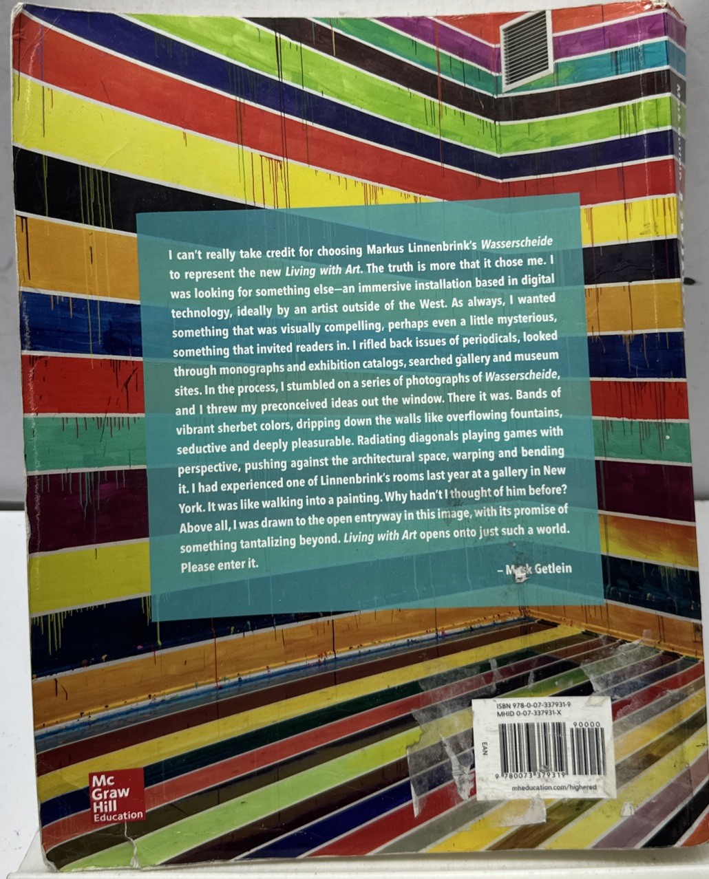 Living with Art – Paperback, by Getlein Mark – VERY GOOD