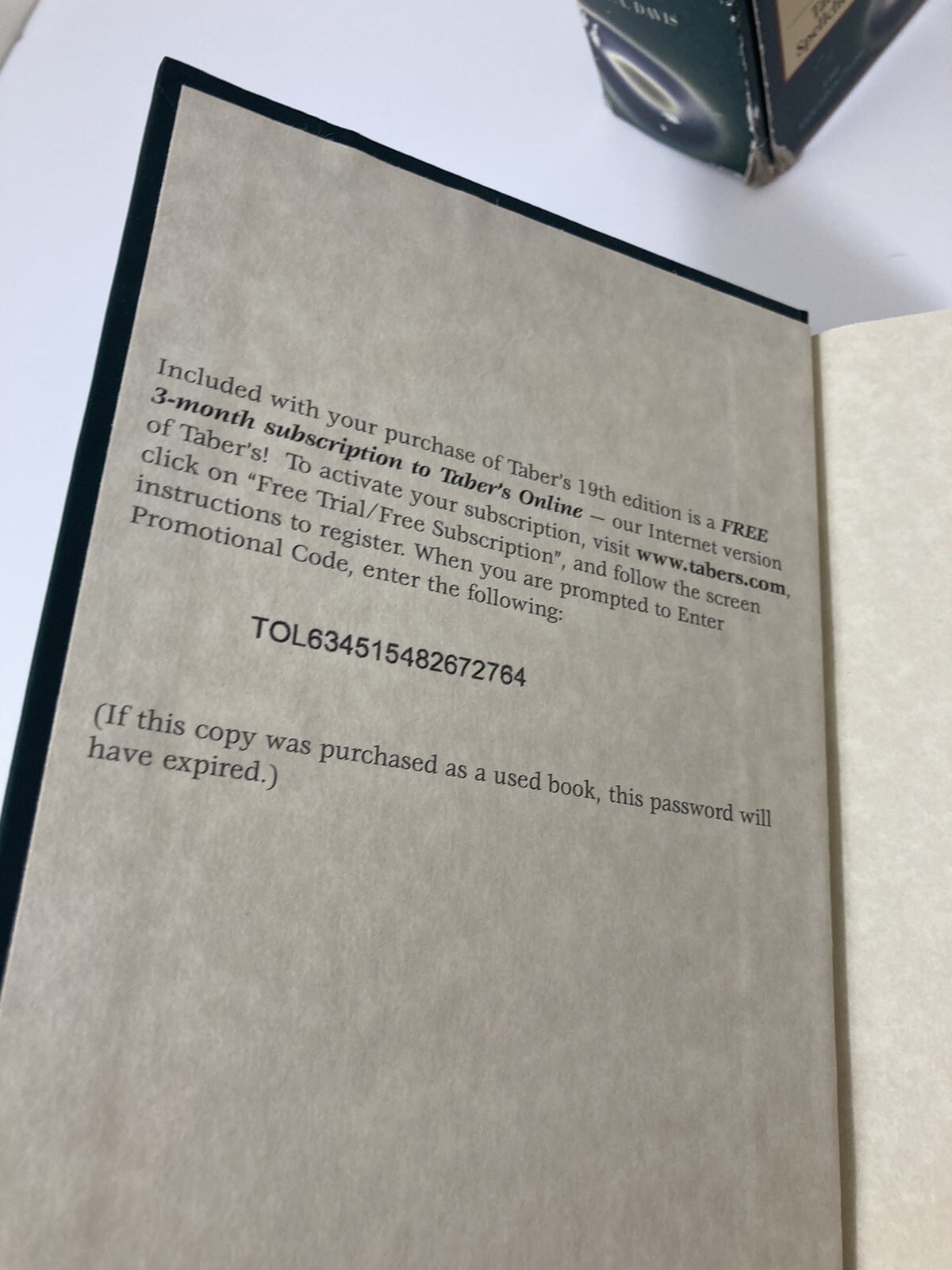 Taber’s Cyclopedic Medical Dictionary by Donald Venes (2001) 19