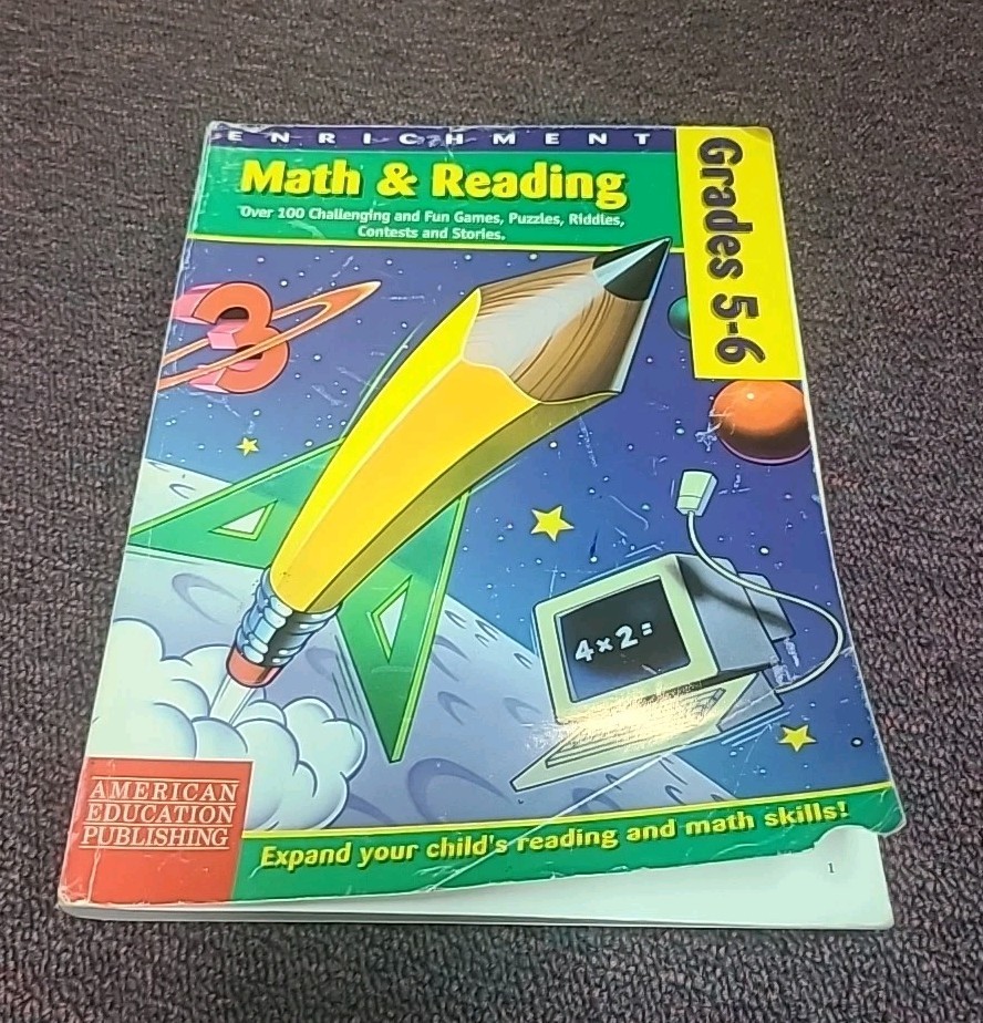 Enrichment Gifted Math-Reading Gr 5-6 by American Education Publishing