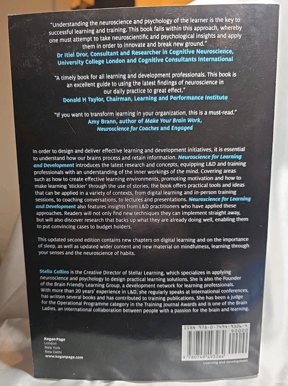Neuroscience for Learning and Development by Stella Collins CIPD