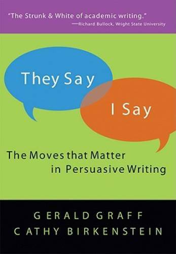 They Say/I Say: The Moves That Matter in Academic Writing – Paperback – GOOD