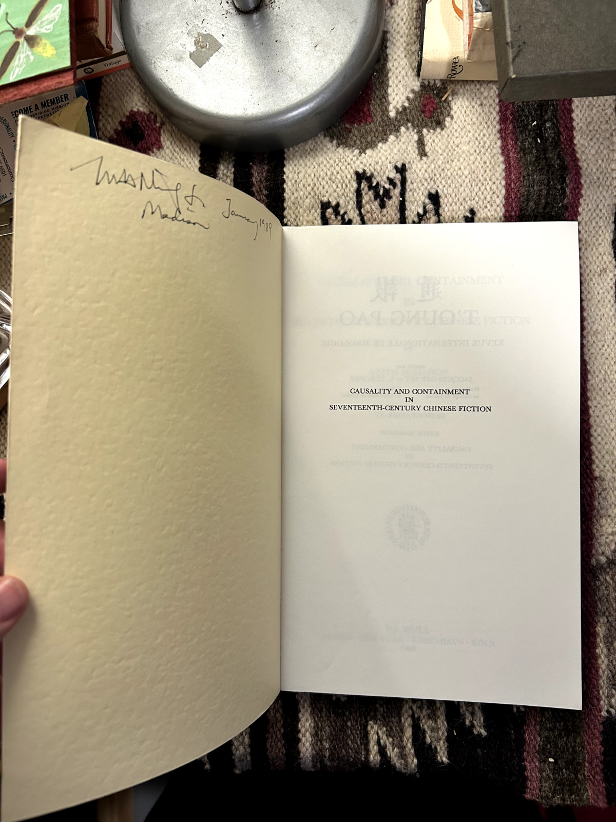 Causality and Containment in Seventeenth-Century Chinese Fiction – Keith McMahon