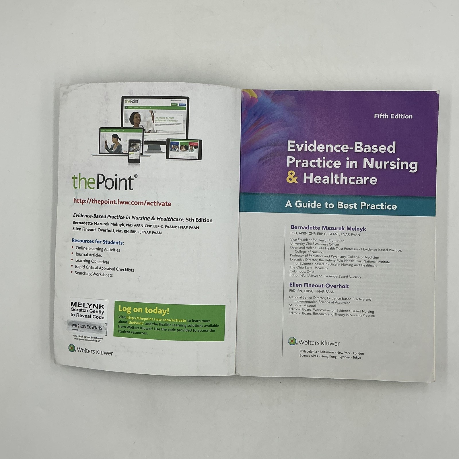 WOLTERS KLUWER EVIDENCE-BASED PRACTICE NURSING & HEALTHCARE MELNYK 2023 NO CODE