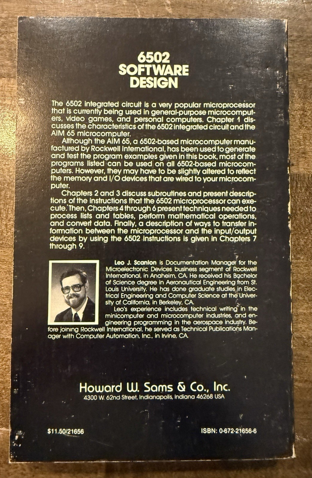 6502 Software Design Paperback Vintage 1980 Leo J. Scanlon