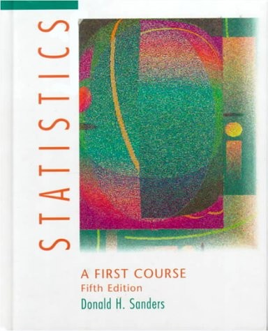 Statistics: A First Course