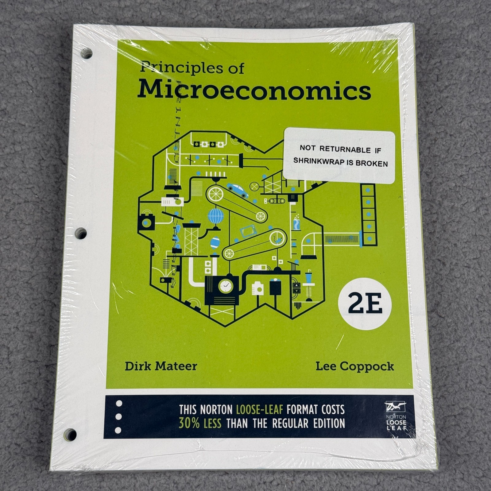 Principles of Microeconomics / Macroeconomics 2E Coppock Mateer Loose Leaf New