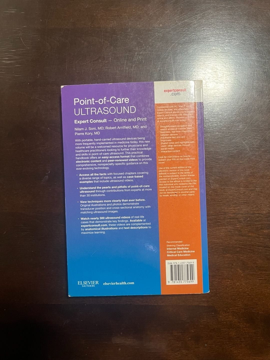 Point-of-Care Ultrasound by Soni, Arntfield, and Kory (Elsevier Saunders)