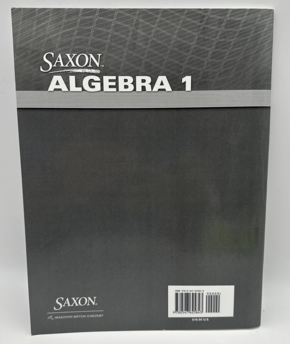 Saxon Algebra 1 4th Edition Testing Book Paperback Good Condition
