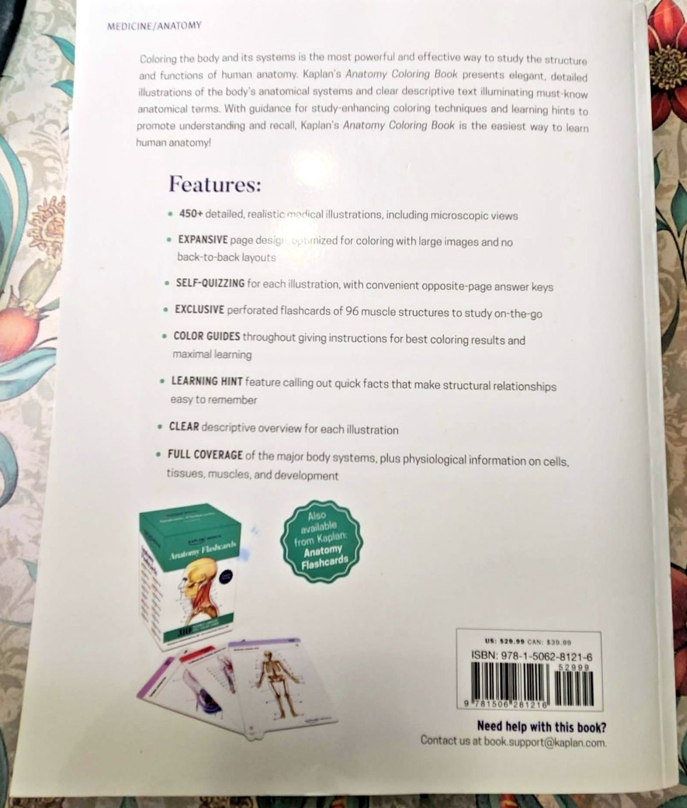 Trail Guide to the Body A&P Texbook+WorkBook & Coloring + Cards: WOW Lot of 5!!