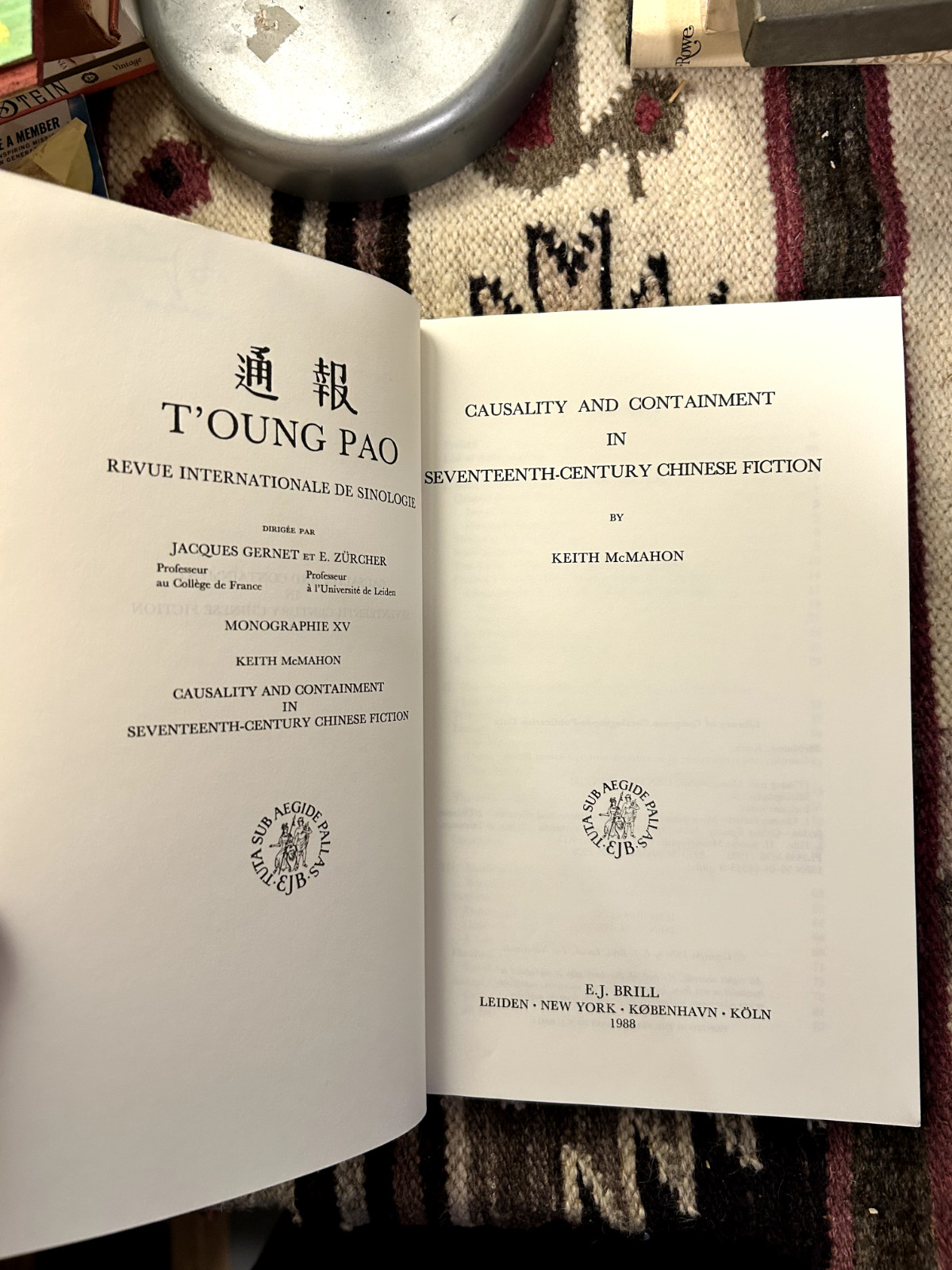 Causality and Containment in Seventeenth-Century Chinese Fiction – Keith McMahon