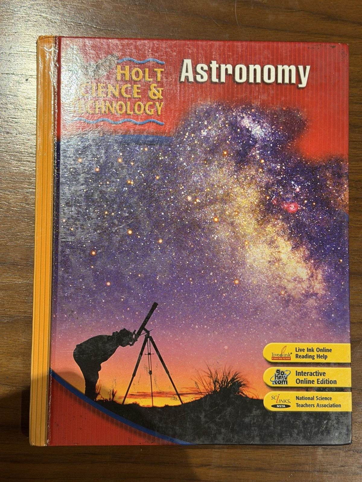 Holt Science & Technology Astronomy Short Course HC 2004 HRW Interactive Online
