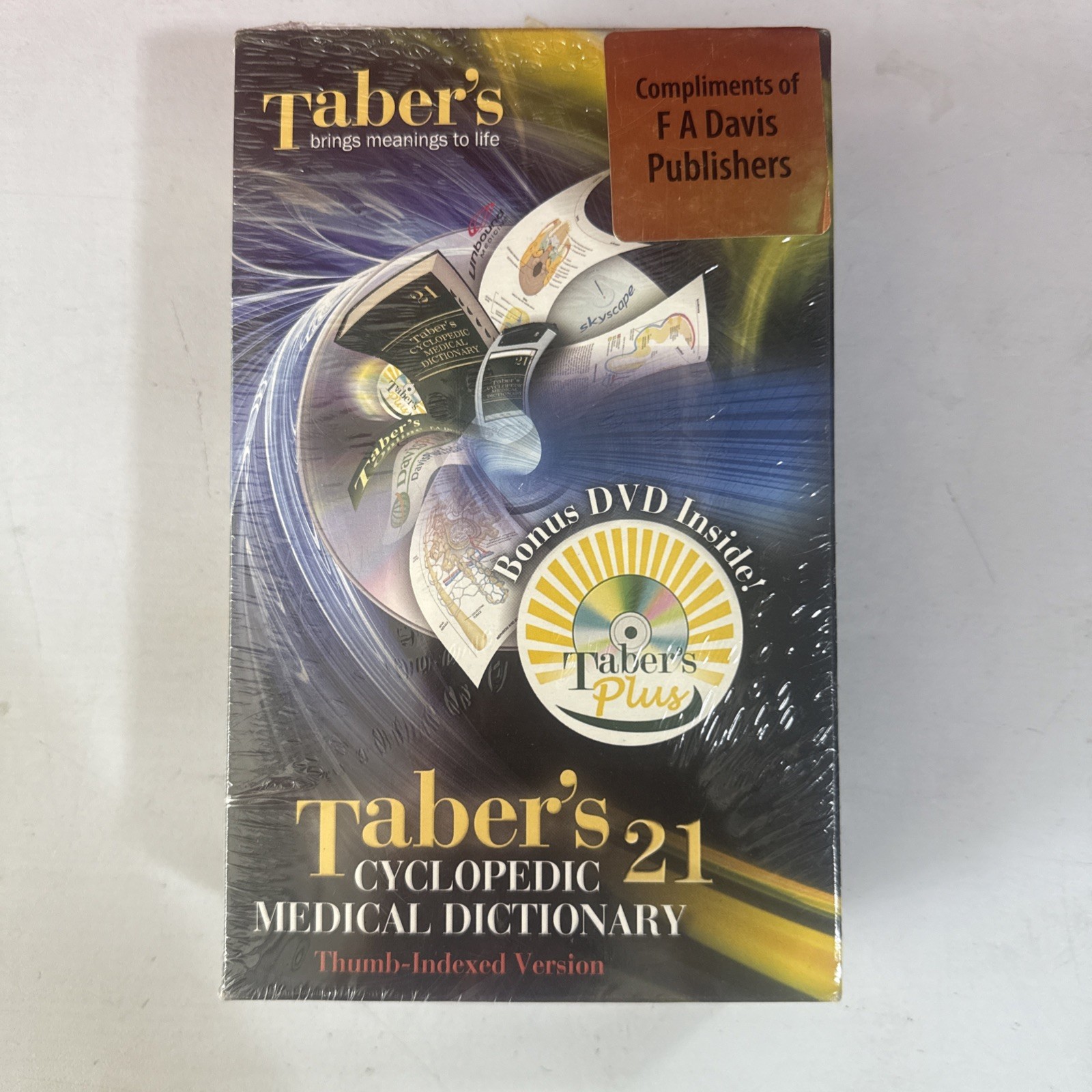 NEW! Taber’s Cyclopedic Medical Dictionary / Donald Venes 2009, HC + Bonus DVD