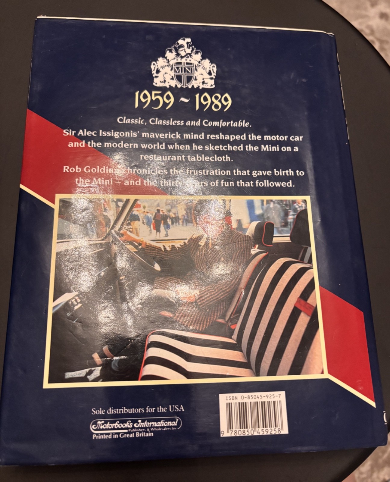 Mini: Thirty Years on by Golding, Rob Hardback Book. Special Anniversary Title
