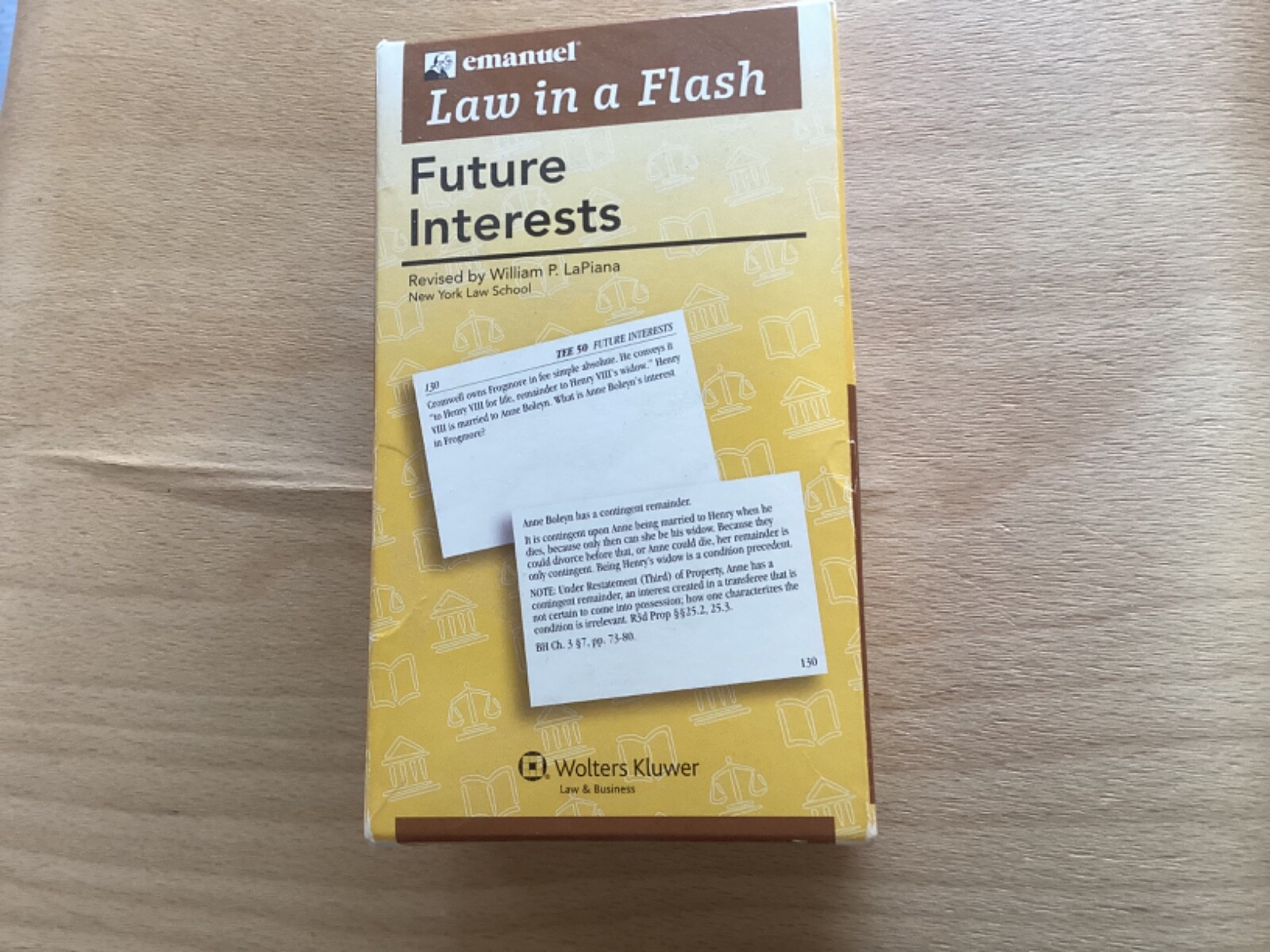 NEW Emanuel Law in A Flash: Future Interests School Study Aid Flash Cards 2011
