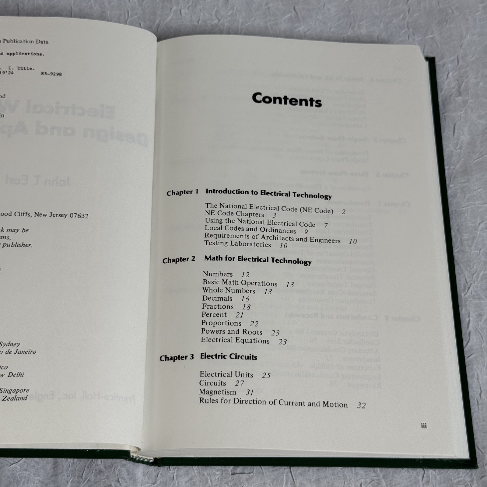 Vtg Electrical Wiring Design Applications John T Earl 1986 Hardcover Book 1st Ed