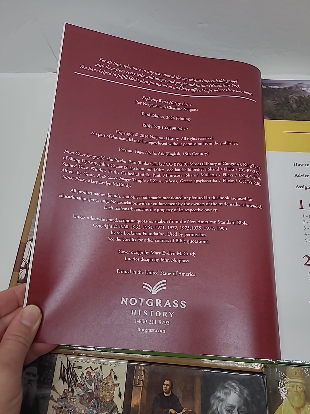 Notgrass Exploring World History Set Vol 1&2,In Their Own Words, Student Review
