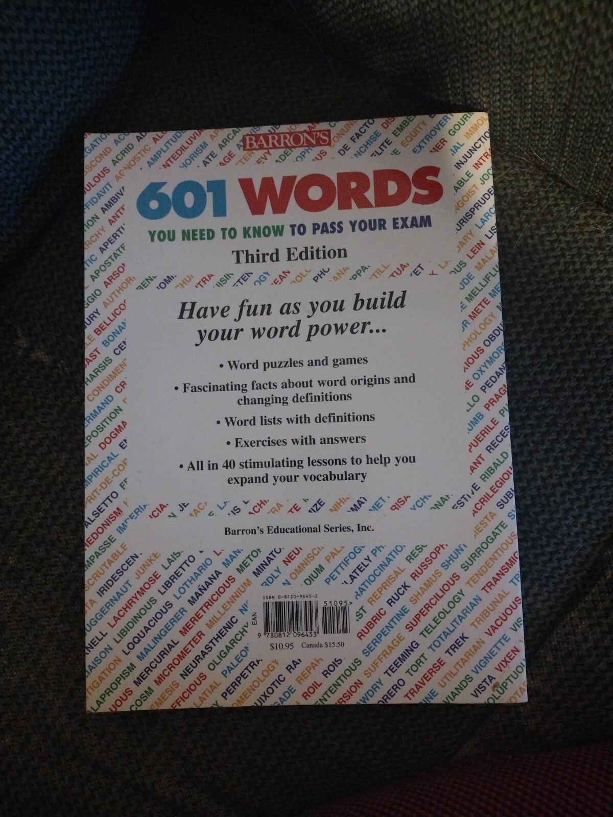601 Words You Need to Know to Pass Your Exam by Julius Liebb and Murray Bromberg
