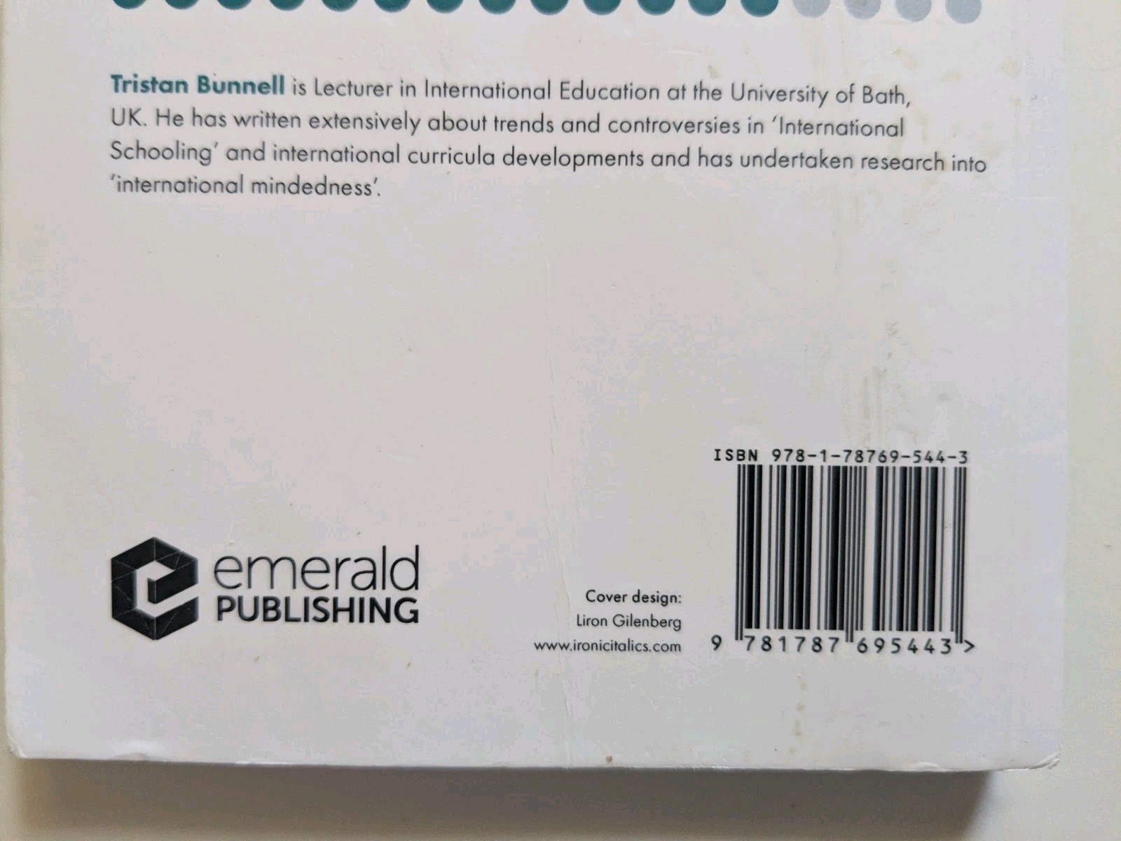 International Schooling & Education New Era Emerald Points Bunnell Issue PB VGUC