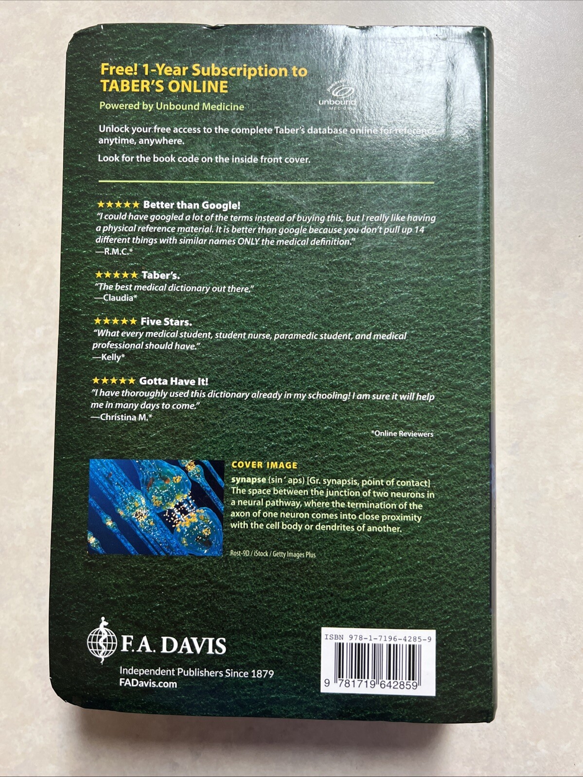 Taber’s Cyclopedic Medical Dictionary by Donald Venes (2021, Trade Paperback)
