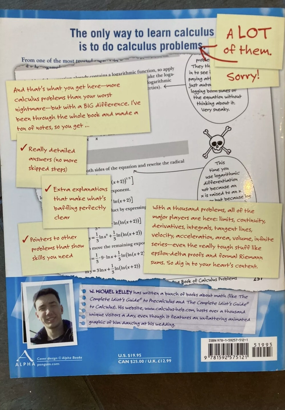 Humongous Bks.: The Humongous Book of Calculus Problems by W. Michael Kelley (2…
