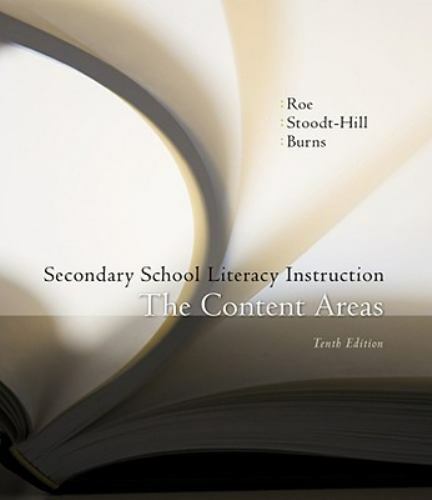 Secondary School Literacy Instruction Betty Roe 10th Edition 9780495809500