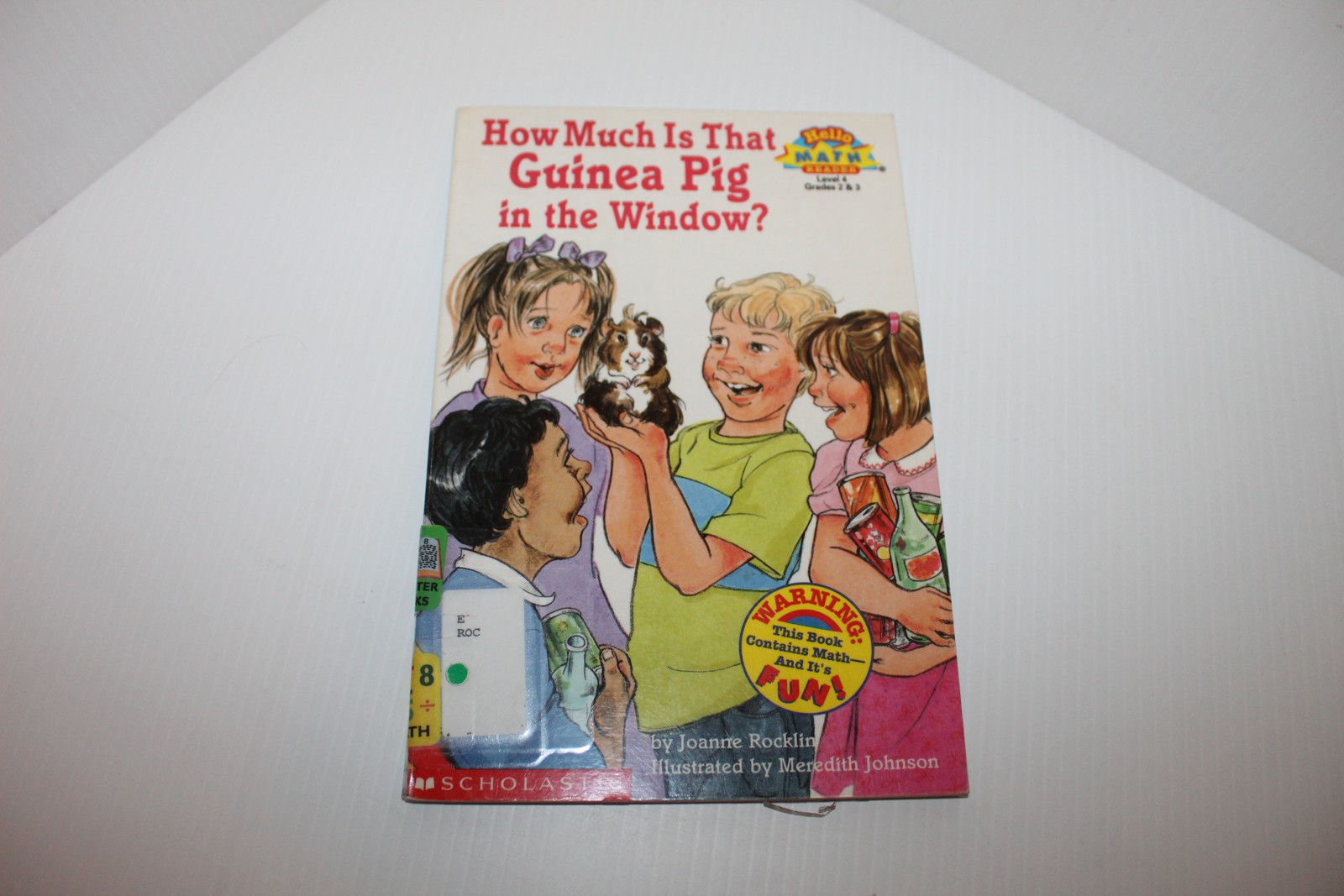 Hello Math Reader & All Aboard Math Reader 4 Book Lot Scholastic Fractions Money
