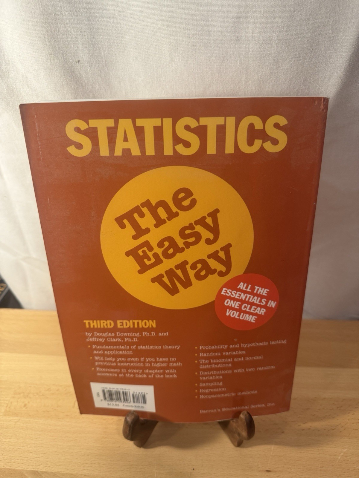 Statistics The Easy Way Pre Owned Paperback Book