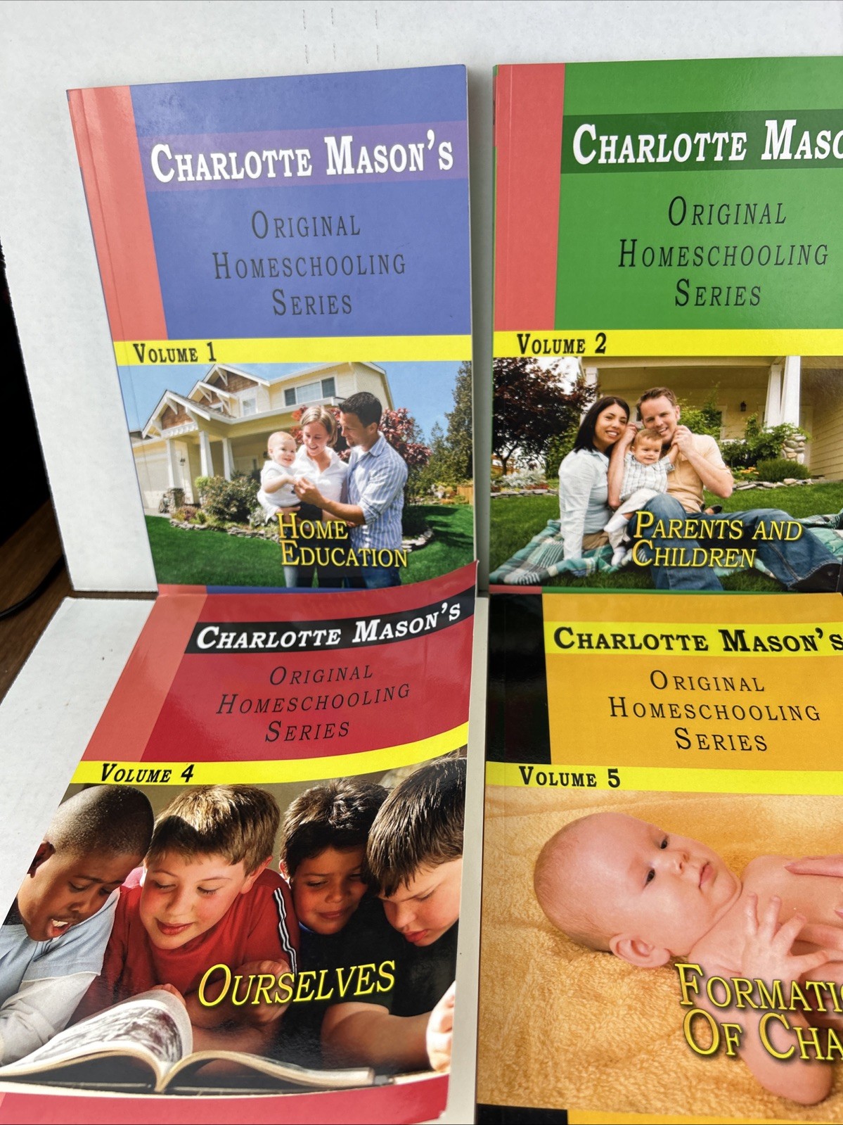 CHARLOTTE MASON’S ORIGINAL HOMESCHOOLING SERIES, VOL 1-6 Set Of Books