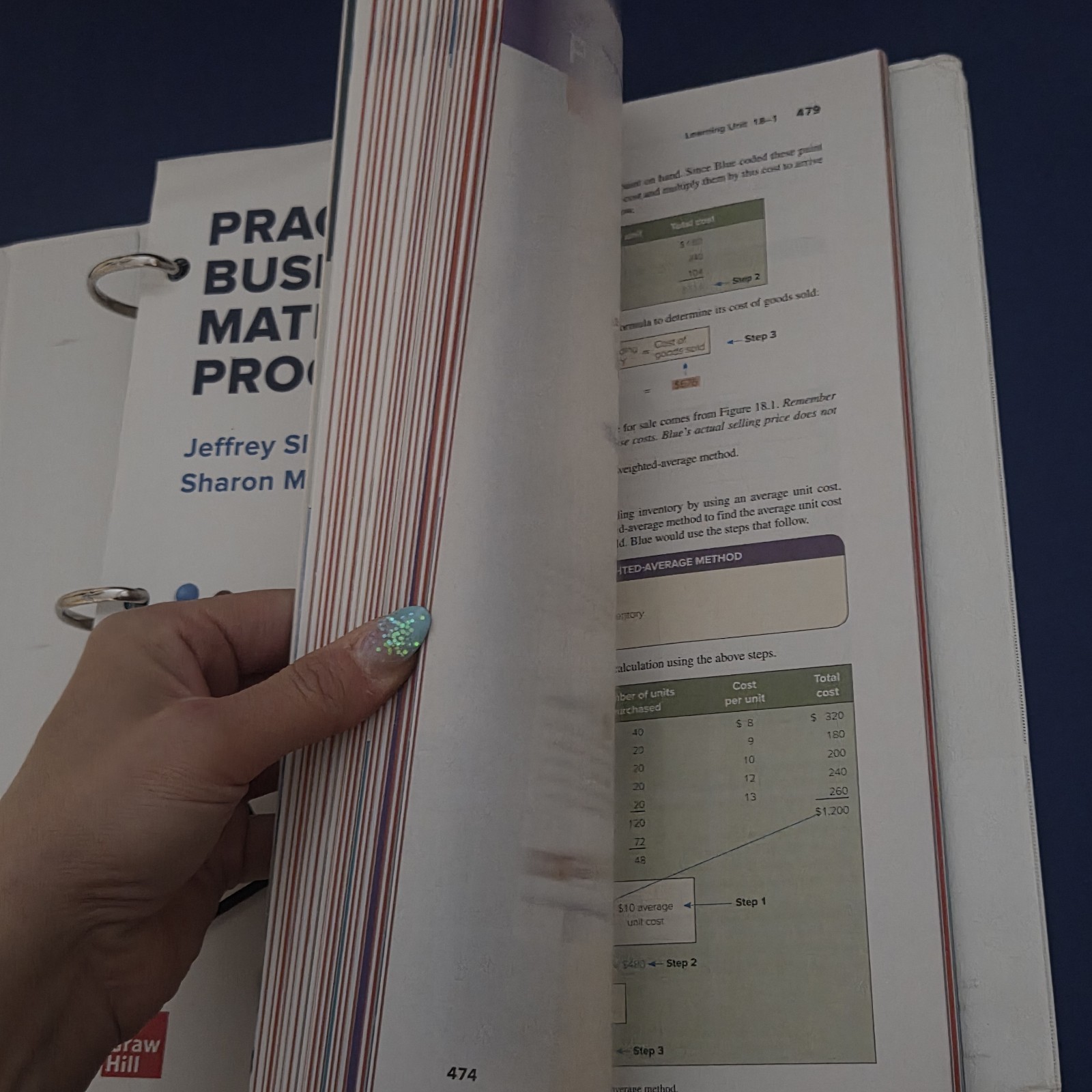 Loose Leaf for Practical Business Math Procedures by Sharon M. Wittry and…