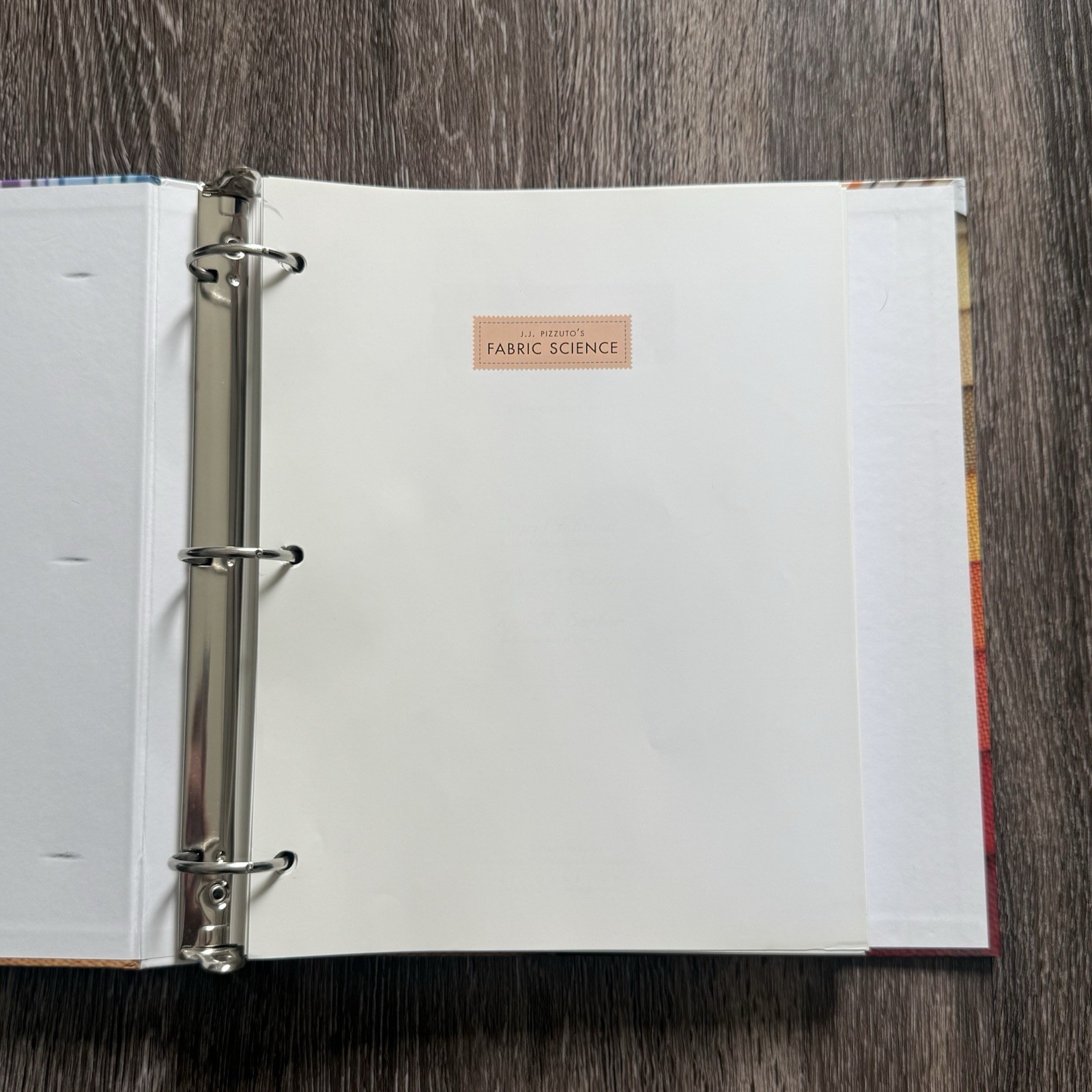 Fabric Science 11th Edition J.J. Pizzulto’s Binder Book