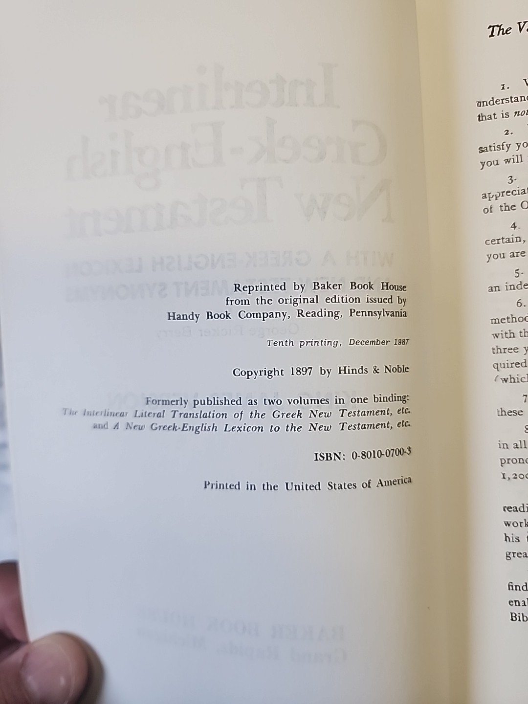 KJV Interlinear Greek-English New Testament w Greek-English Lexicon
