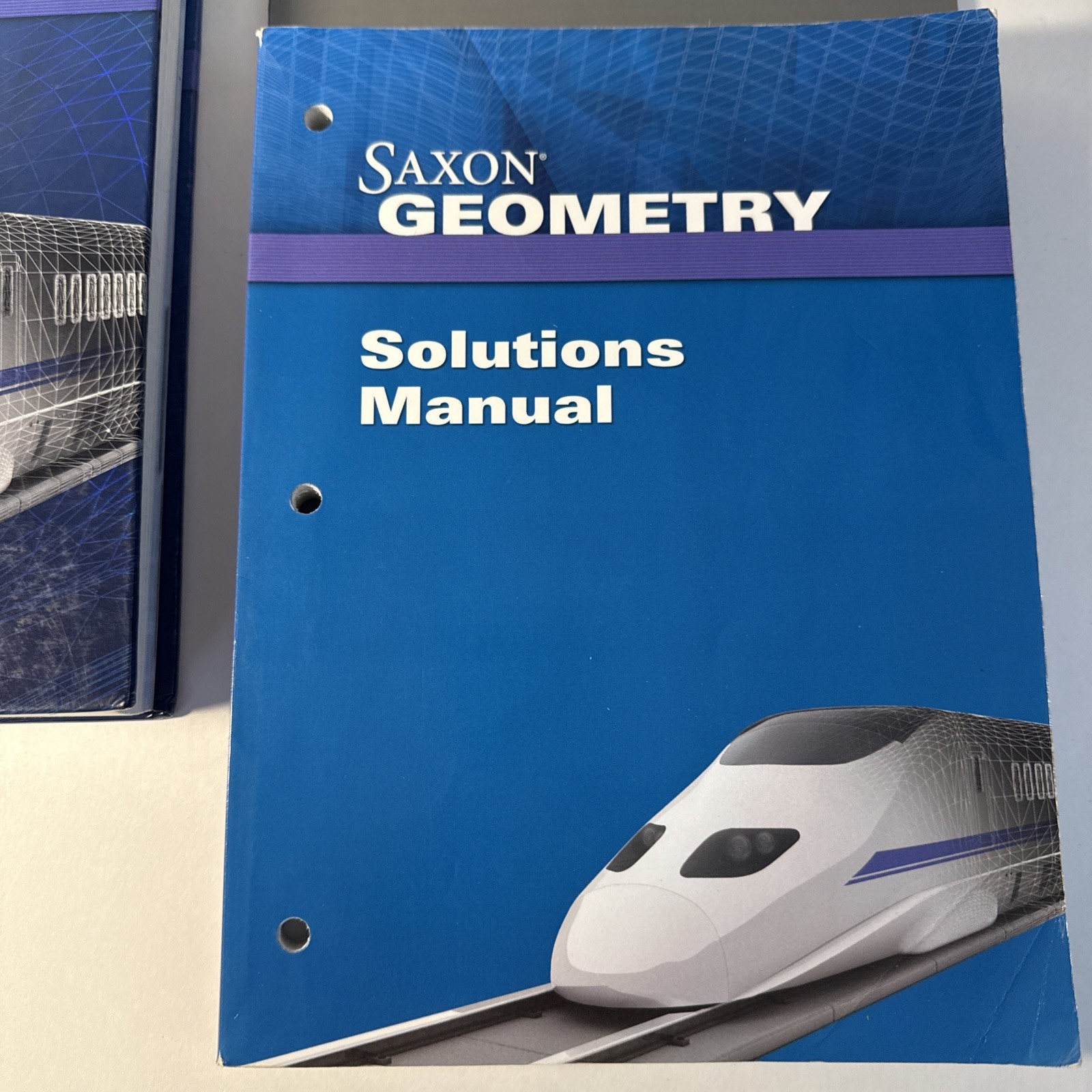 Saxon Geometry (1st Ed) SET, Textbook, Solutions, & Test Book