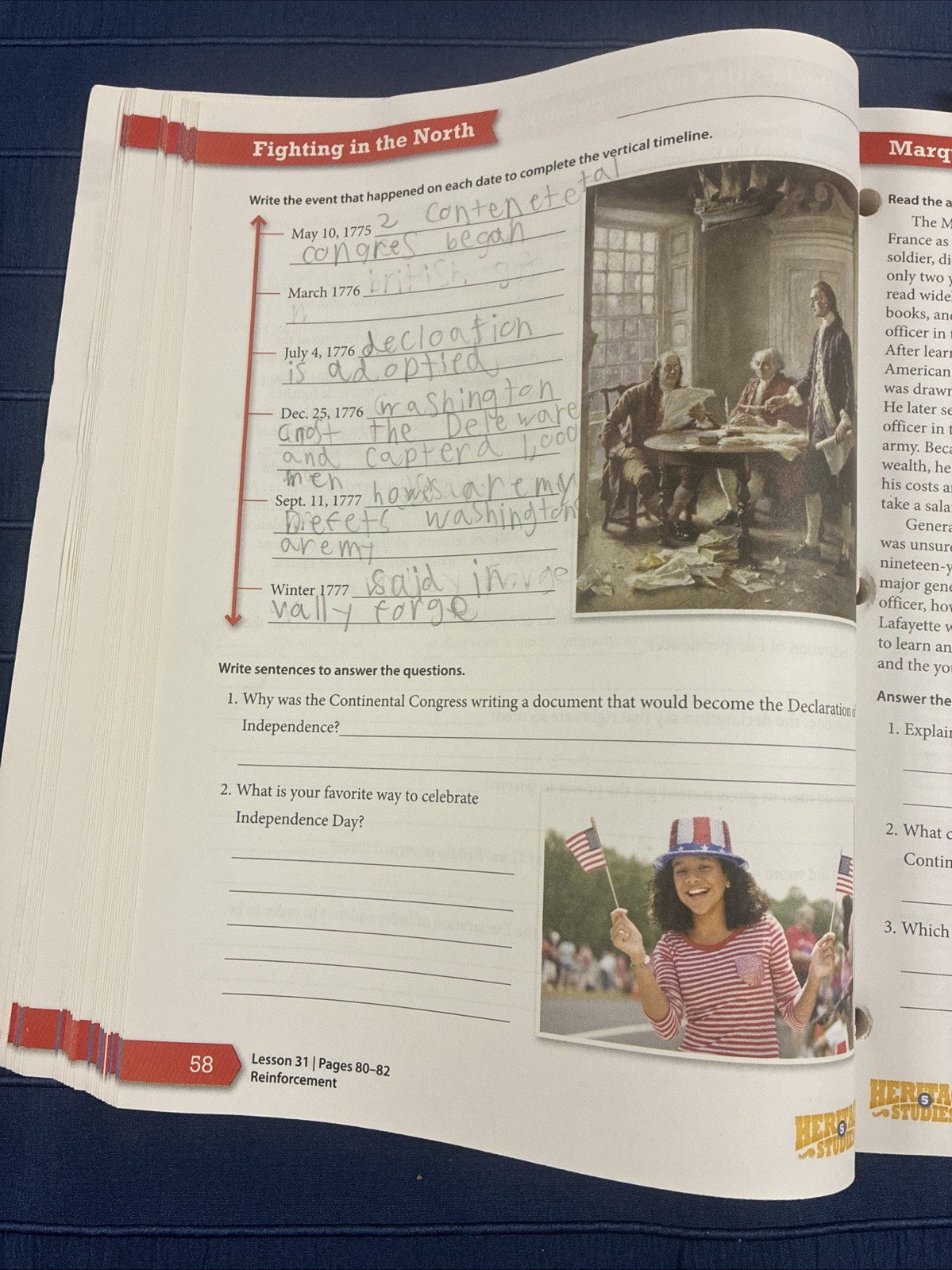 BJU Heritage Studies 5 Student Activities Manual – Activity Workbook 4th Ed Gr 5