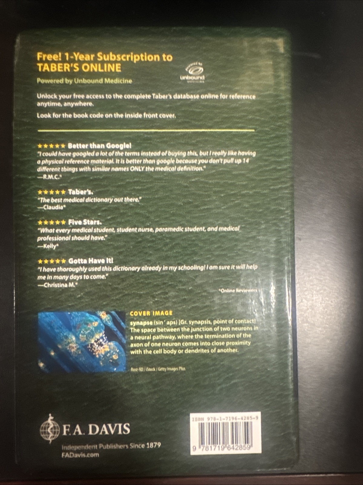 Taber’s Cyclopedic Medical Dictionary by Donald Venes (2021, Trade Paperback)