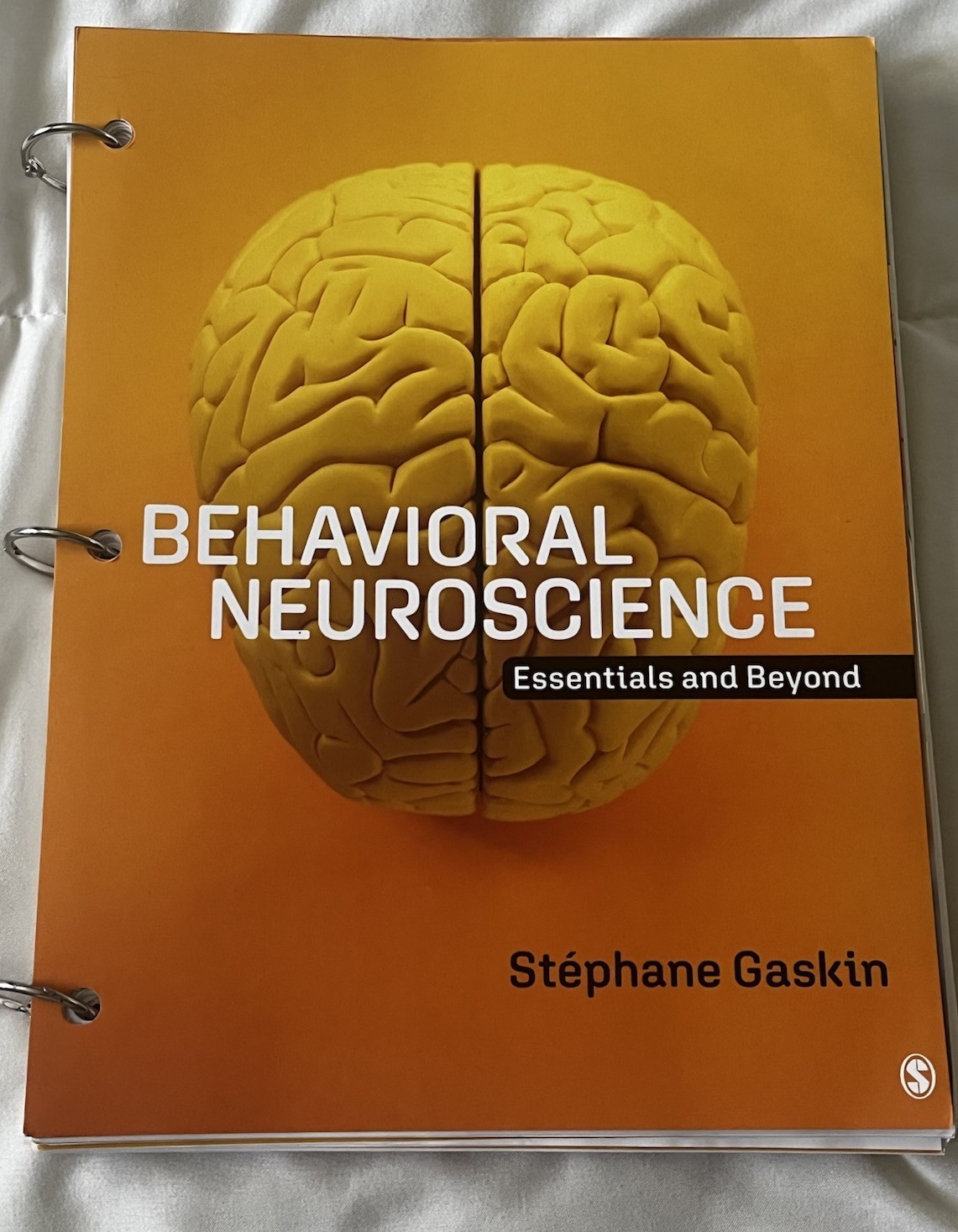 Behavioral Neuroscience: Essentials and Beyond Stephane Gaskin (2020, Paperback)