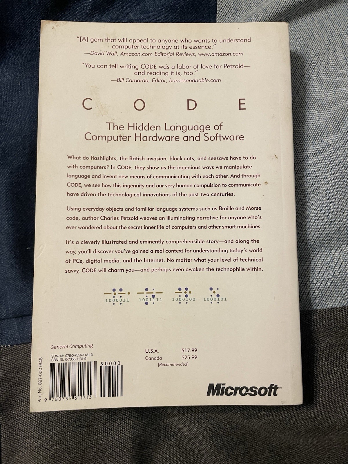 Code The Hidden Language of Computer Hardware and Software by Charles Petzold