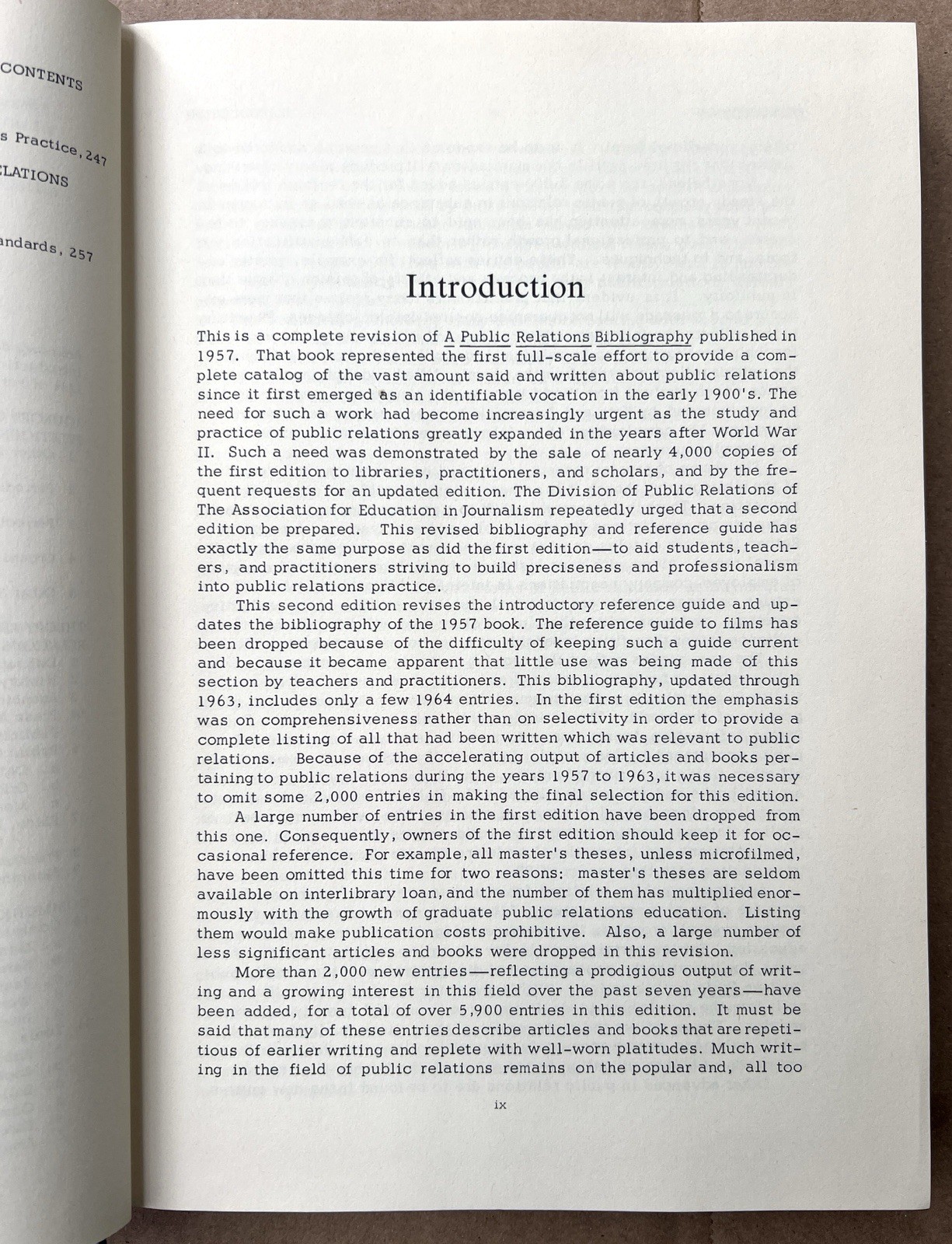 A Public Relations Bibliography 1965 SM Cutlip Journalism History Reference