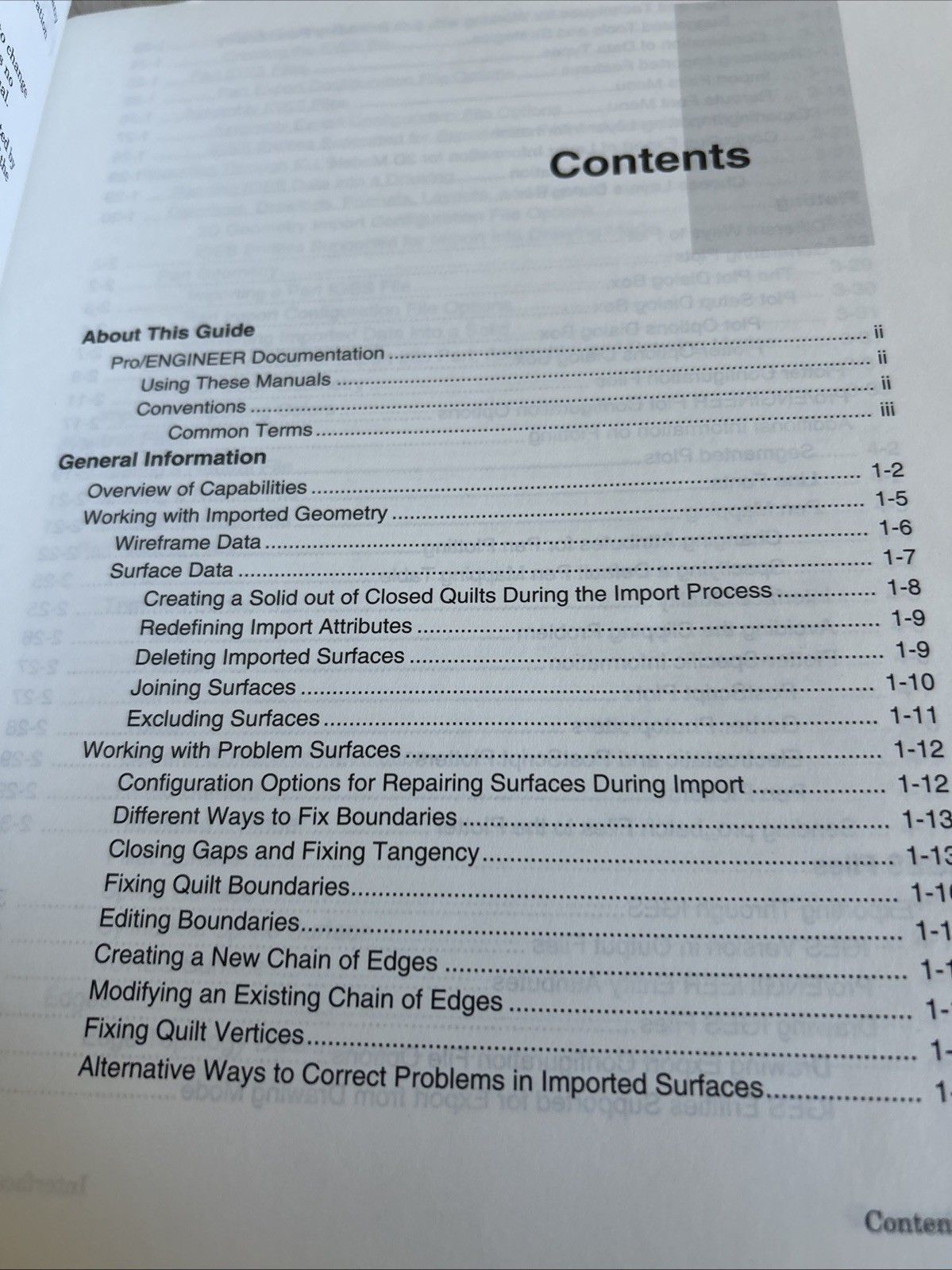 Parametric Technology Corp Pro Engineer Interface Guide -1997 – Reléase 18.0