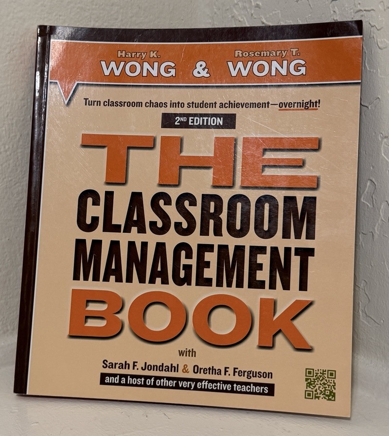Classroom Management Book Rosemary T. Wong & Harry K. Wong 2018 Paperback