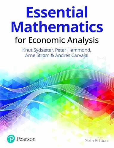 Essential Mathematics for – Paperback, by Sydsaeter Knut; Hammond – Very Good